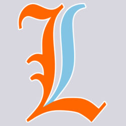 Paris Lakers Orange - Blue Left Chest Design L1 on a Port & Company® - Core Fleece Crewneck Sweatshirt Design
