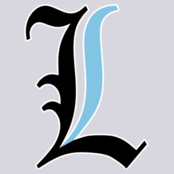 Paris Lakers Black - Blue Left Chest Design L1 on a Port & Company® - Youth Core Fleece Crewneck Sweatshirt Design