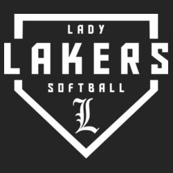 Lady Lakers Softball White Left Chest Design LL1 on a Port & Company® Design