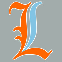 Paris Lakers Orange - Blue Front Design L1 on a Port & Company® - Youth Long Sleeve Core Cotton Tee Design