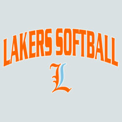 Lakers Softball Orange - Blue Front Design LS1 on a Sport-Tek®  Design