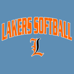 Lakers Softball Orange - Black Front Design LS1 on a Sport-Tek® - Youth PosiCharge ® Competitor Tee Design