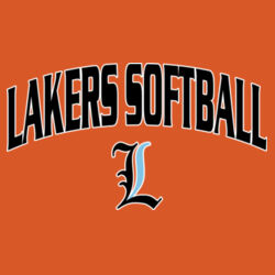 Lakers Softball Black - Blue Front Design LS1 on a Port & Company® - Youth Performance Tee Design