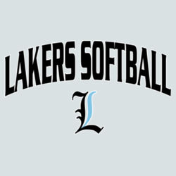 Lakers Softball Black - Blue Front Design LS1 on a Sport-Tek® - PosiCharge ® Competitor Tee Design