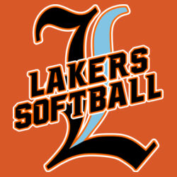 Lakers Softball Black - Blue Front Design LS3 on a Port & Company®  - Youth Performance Tee Design