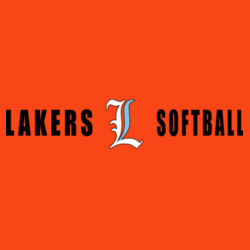 Lakers Softball White - Blue Front Design LS4 on a Port & Company® - Youth Long Sleeve Core Cotton Tee Design