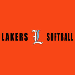 Lakers Softball White - Blue Front Design LS4 on a Port & Company® - Core Fleece Pullover Hooded Sweatshirt Design