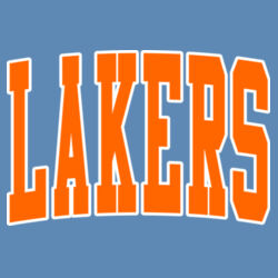 Paris Lakers Orange Front Design L5 on a Port & Company® - Performance Tee Design