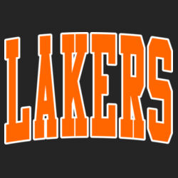 Paris Lakers Orange Front Design L5 on a Port & Company® - Core Cotton Tee Design