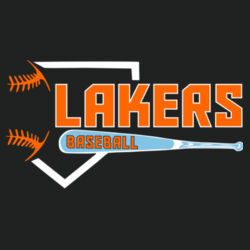 Lakers Baseball Orange - Blue Front Design LB3 on a Sport-Tek® - Youth PosiCharge ® Competitor Tee Design