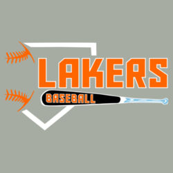 Lakers Baseball Orange - Black Front Design LB3 on a Sport-Tek® - Youth PosiCharge ® Competitor Tee Design