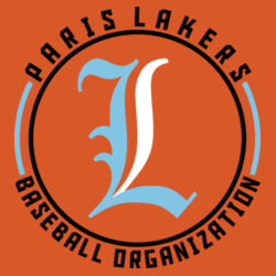 Lakers Baseball Blue - Black Front Design LB4 on a Port & Company® - Youth Performance Tee Design