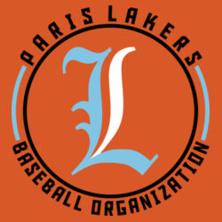 Lakers Baseball Blue - Black Front Design LB4 on a Port & Company® - Performance Tee Design