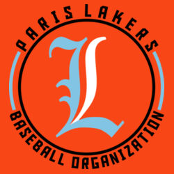 Lakers Baseball Blue - Black Front Design LB4 on a Port & Company® - Youth Long Sleeve Core Cotton Tee Design