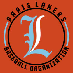 Lakers Baseball Blue - Black Front Design LB4 on a Sport-Tek® - PosiCharge ® Competitor Tee Design