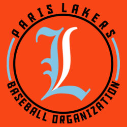 Lakers Baseball Blue - Black Front Design LB4 on a Port & Company® - Long Sleeve Core Cotton Tee Design