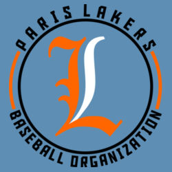Lakers Baseball Orange - Black Front Design LB4 on a Sport-Tek® - Youth PosiCharge ® Competitor Tee Design