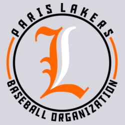 Lakers Baseball Orange - Black Front Design LB4 on a Port & Company® - Youth Core Cotton Tee Design