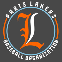 Lakers Baseball Orange - White Front Design LB4 on a Port & Company® - Core Fleece Pullover Hooded Sweatshirt Design