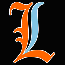Paris Lakers Orange - Blue Left Chest Design L1 on a Augusta Sportswear® - Youth Ventura Soft Knit Short Sleeve Hoodie Design