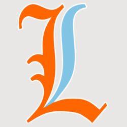 Paris Lakers Orange - Blue Front Design L1 on a Augusta Sportswear® - Wicking Fleece Short Sleeve Hoodie Design
