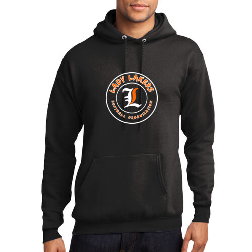 Lady Lakers Softball White - Orange Front Design LL5 on a Port & Company® Thumbnail