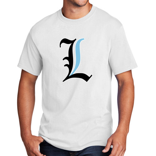 Paris Lakers Black - Blue Front Design L1 on a Port & Company® - Core Cotton Tee Thumbnail