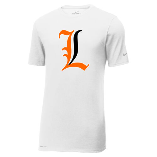 Paris Lakers Orange - Black Front Design L1 on a Port & Company® - Dri FIT Cotton/Poly Tee Thumbnail