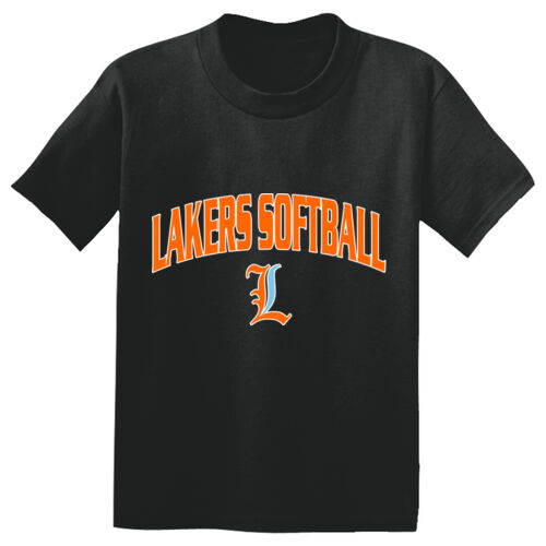 Lakers Softball Orange - Blue Front Design LS1 on a Sport-Tek®  Thumbnail