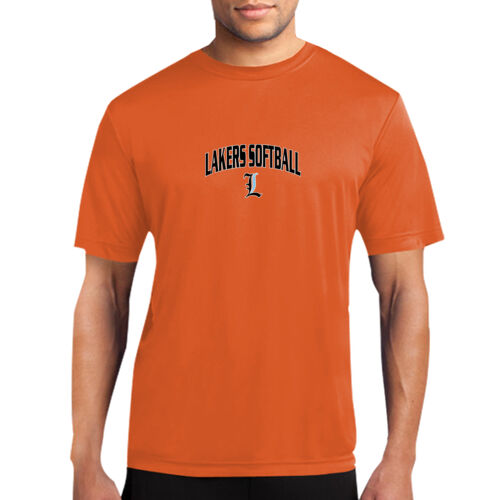 Lakers Softball Black - Blue Front Design LS1 on a Port & Company® - Performance Tee Thumbnail