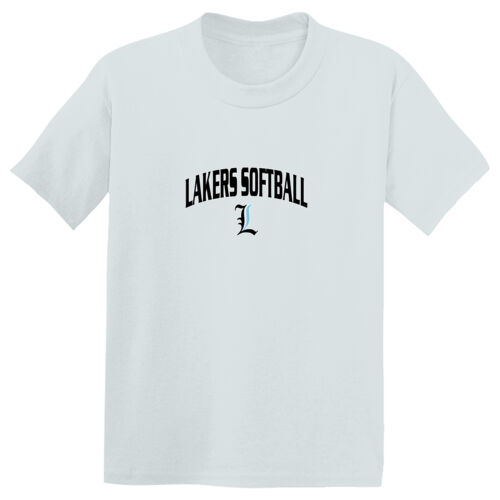 Lakers Softball Black - Blue Front Design LS1 on a Sport-Tek® - Youth PosiCharge ® Competitor Tee Thumbnail