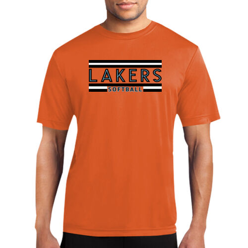 Lakers Softball Black - Blue Front Design LS2 on a Port & Company® - Performance Tee Thumbnail