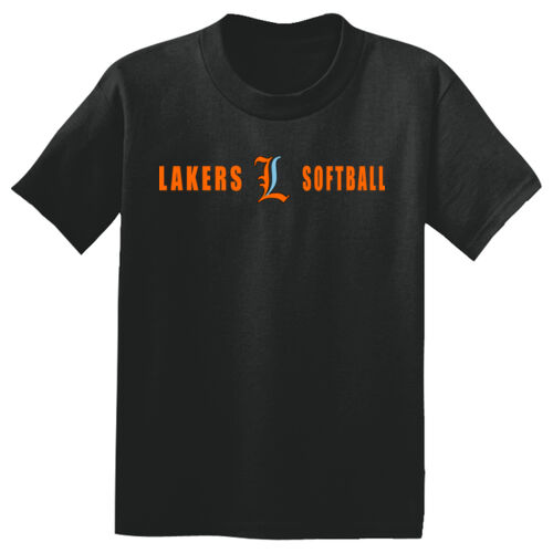 Lakers Softball Orange - Blue Front Design LS4 on a Sport-Tek®  - Youth PosiCharge ® Competitor Tee Thumbnail