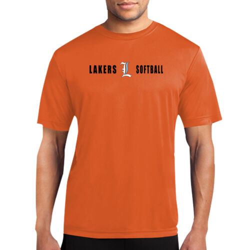 Lakers Softball White - Blue Front Design LS4 on a Port & Company® - Performance Tee Thumbnail