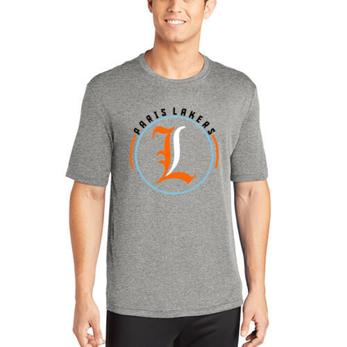 Paris Lakers Orange - White Front Design L4 on a Sport-Tek®  - PosiCharge ® Competitor Tee Thumbnail