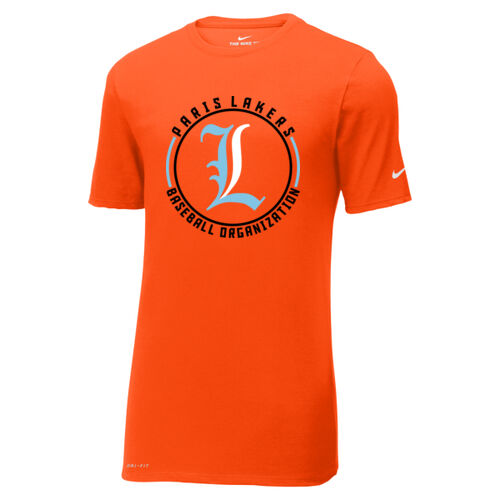 Lakers Baseball Blue - Black Front Design LB4 on a Nike® - Dri FIT Cotton/Poly Tee Thumbnail