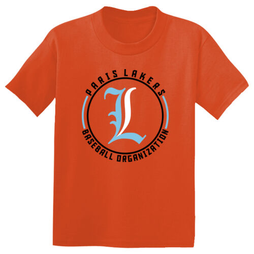 Lakers Baseball Blue - Black Front Design LB4 on a Sport-Tek® - Youth PosiCharge ® Competitor Tee Thumbnail