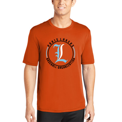Lakers Baseball Blue - Black Front Design LB4 on a Sport-Tek® - PosiCharge ® Competitor Tee Thumbnail