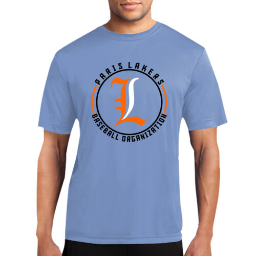 Lakers Baseball Orange - Black Front Design LB4 on a Port & Company® - Performance Tee Thumbnail