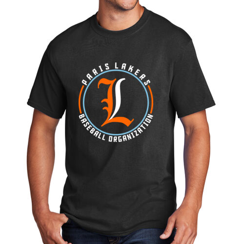Lakers Baseball Orange - White Front Design LB4 on a Port & Company® - Core Cotton Tee Thumbnail