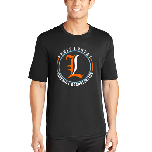 Lakers Baseball Orange - White Front Design LB4 on a Sport-Tek® - PosiCharge ® Competitor Tee Thumbnail