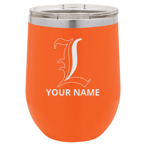Paris Lakers Design LAE1 Engraved on a Polar Camel® - 12 oz. Vacuum Insulated Stemless Wine Tumbler  Thumbnail