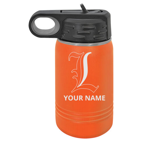 Paris Lakers Design LAE1 Engraved on a Polar Camel® - 12 oz. Water Bottle Vacuum Insulation Thumbnail