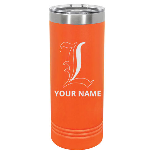 Paris Lakers Design LAE1 Engraved on a Polar Camel® - 22 oz. Skinny Tumbler with Slider Lid Thumbnail