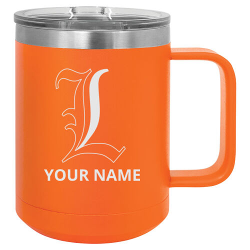 Paris Lakers Design LAE1 Engraved on a Polar Camel® - 15 oz. Vacuum Insulated Mug with Slider Lid Thumbnail