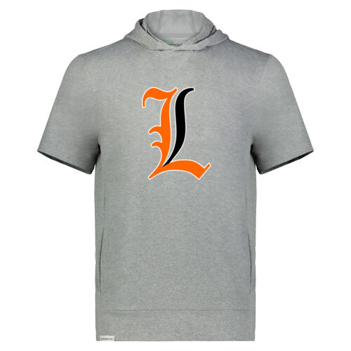 Paris Lakers Orange - Black Front Design L1 on a Holloway® - Youth Ventura Soft Knit Short Sleeve Hoodie Thumbnail